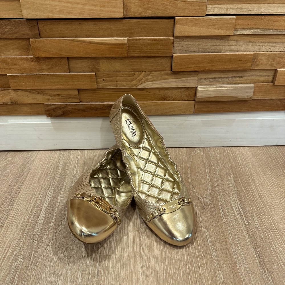 Michael Kors Gold Women's ballet Flats